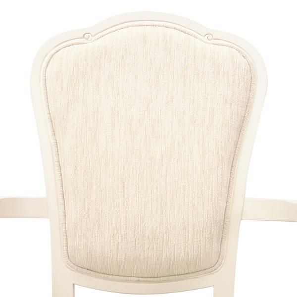 アームチェア（ファブリックバック）/ジャルダン ダイニングチェア 画像9