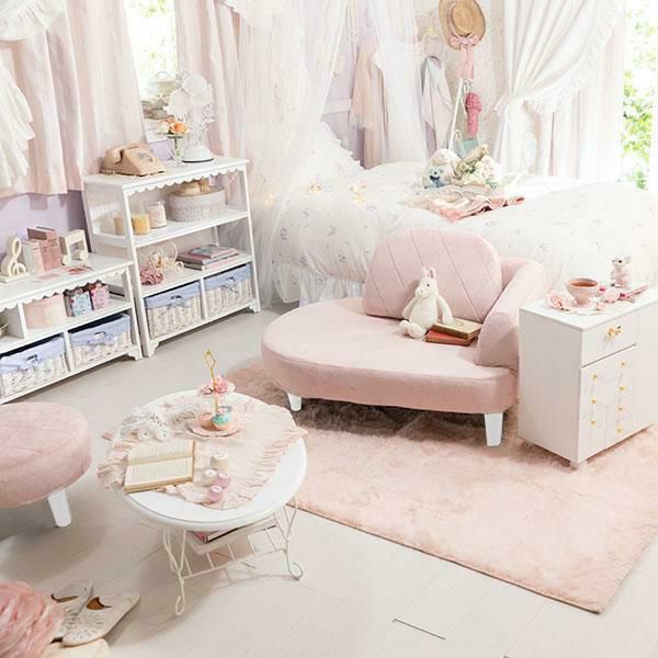 くすみパステルカラーのコンパクトソファー（スツール付き） 1人掛けソファ― 画像18