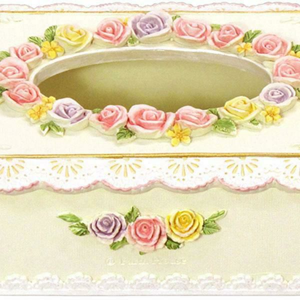 ローズブーケミニティッシュボックス【ラッピング対応可能】｜かわいい