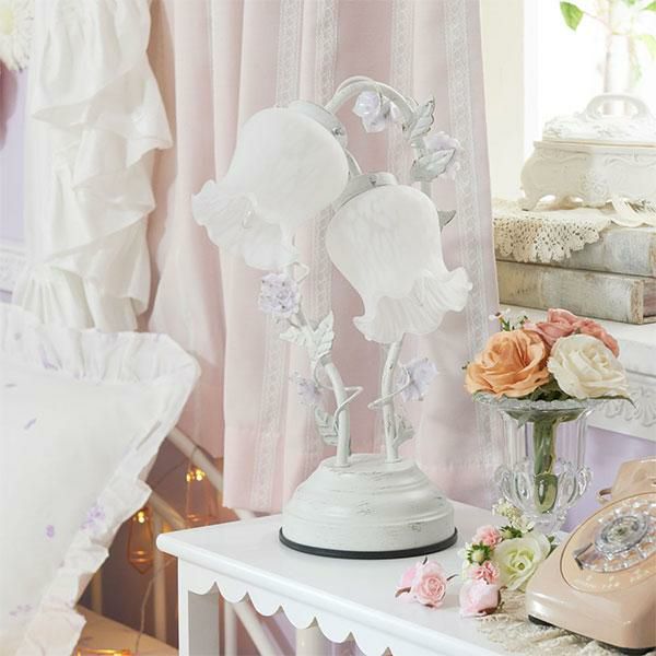 フラワースタンドライト（Muguet）／２灯 スタンドライト・デスクライト 画像2