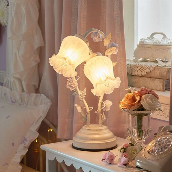 フラワースタンドライト（Muguet）／２灯 スタンドライト・デスクライト 画像3