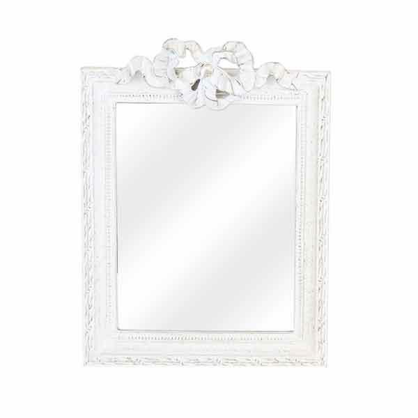 ミラーリュバン・四角（Ｓ）/ホワイト 全身鏡・姿見・鏡 画像2