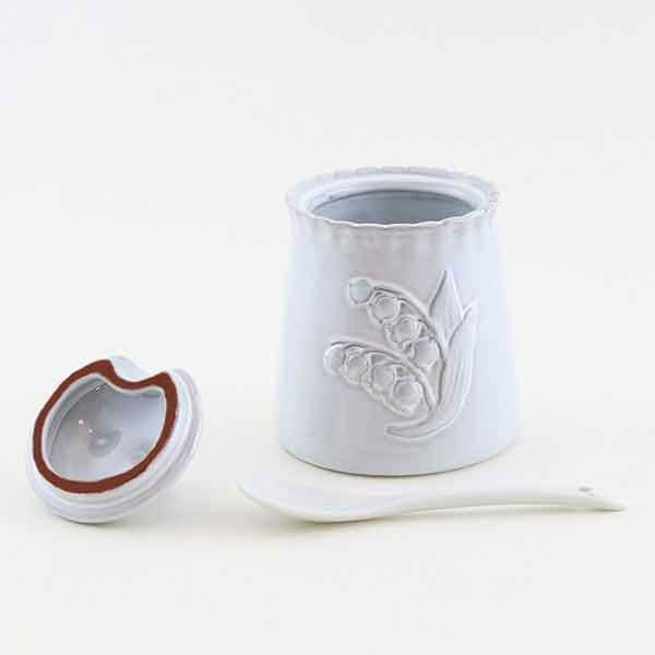 スプーン付きシュガーポット（Muguet） 保存容器・キャニスター 画像6