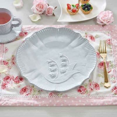 ディナープレート/L(Muguet)｜かわいいお姫様インテリア家具・雑貨の