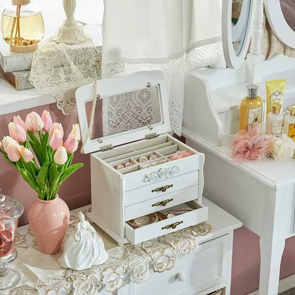 プリンセス姫系アクセサリーケース&くまちゃん小物入れディアマンテ