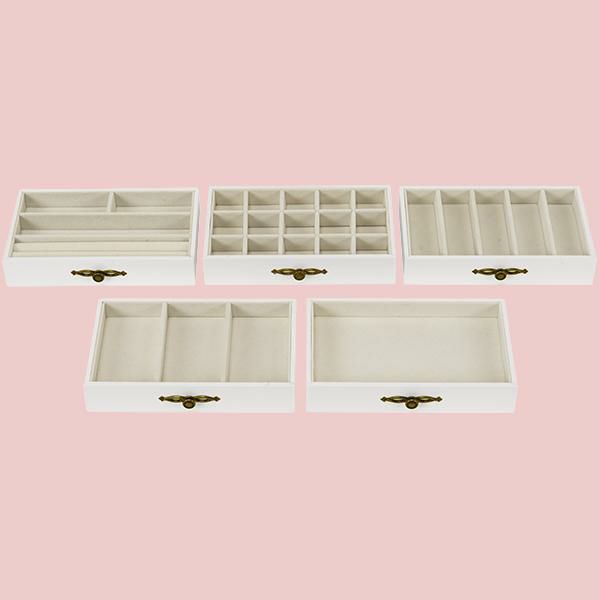 アクセサリーケース　5段／アンティークローズ アクセサリー収納 画像10