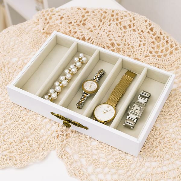 アクセサリーケース　5段／アンティークローズ アクセサリー収納 画像13