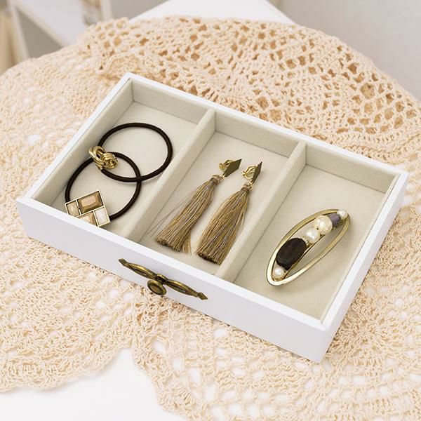 アクセサリーケース　5段／アンティークローズ アクセサリー収納 画像14