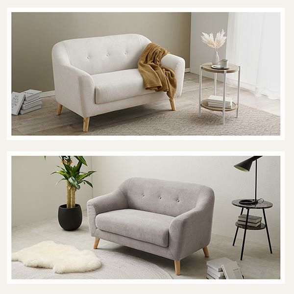 コンパクトラブソファー／エメル 2人掛けソファ― 画像15