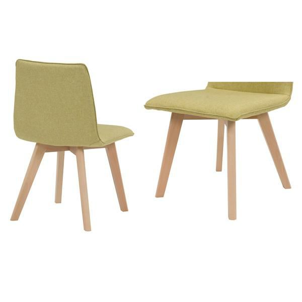 ファブリックチェア(肘なし・2脚セット) ダイニングチェア 画像16