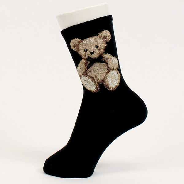 クマさんとフリルリボンの靴下３点セットＢ その他ファッション小物 画像6