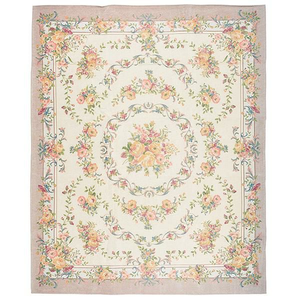 ブーケ柄シェニールゴブランラグ/２００×２５０ ラグ(長方形) 画像2