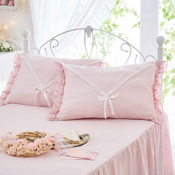 レター型枕カバー（ピンク） 枕カバー・ピローケース 画像1
