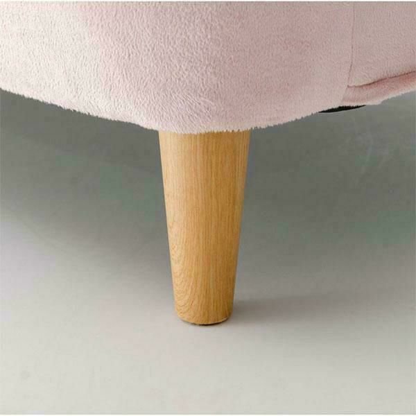 くすみパステルカラーのオットマン スツール 画像12