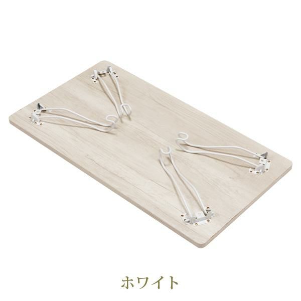 猫脚折りたたみテーブル（幅９０cm・スクエア） 折りたたみテーブル 画像8