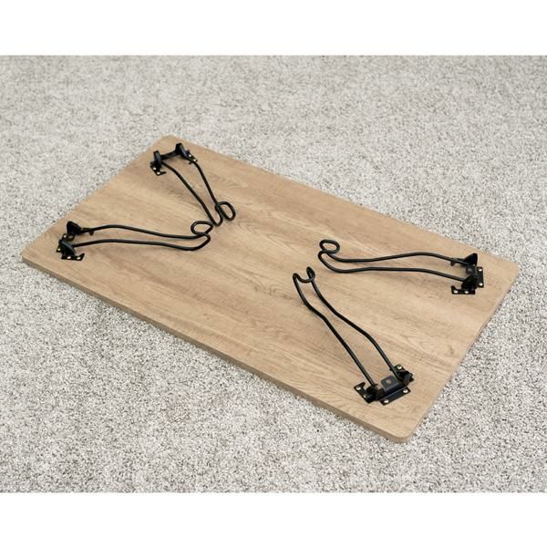 猫脚折りたたみテーブル（幅９０cm・スクエア） 折りたたみテーブル 画像13