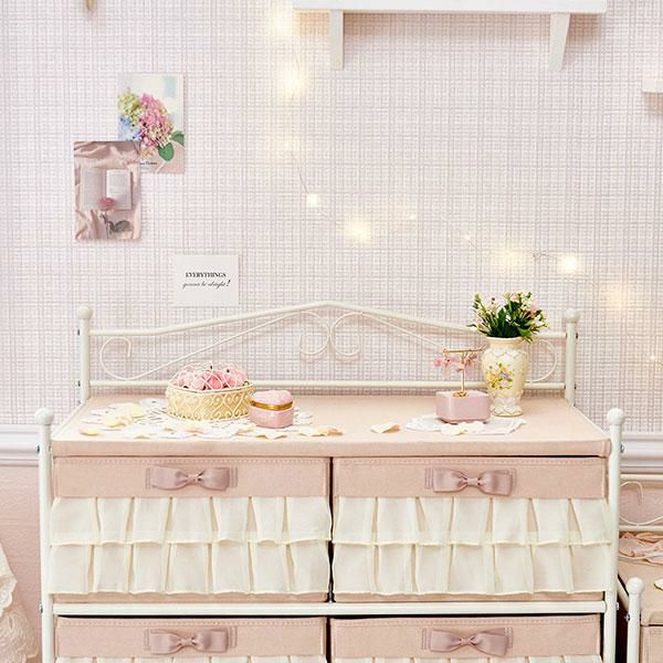 フリルボックスチェスト（8杯）／peche(ペッシュ) タンス・チェスト 画像3