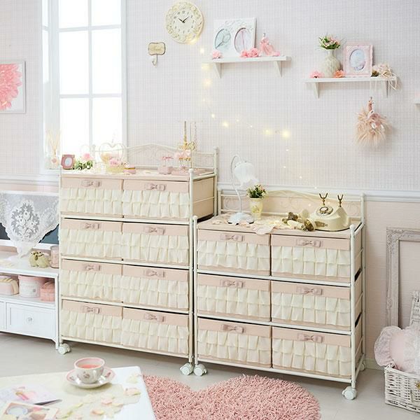 フリルボックスチェスト（8杯）／peche(ペッシュ) タンス・チェスト 画像6