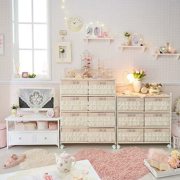 フリルボックスチェスト（8杯）／peche(ペッシュ) タンス・チェスト 画像7