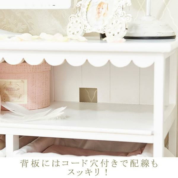 フリルバスケットテレビ台（小）／fleurette（フルレット） テレビ台・テレビボード 画像8