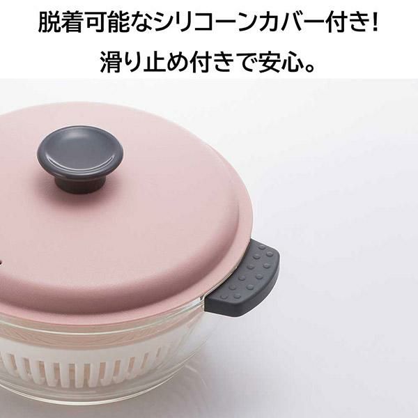 電子レンジに使える耐熱ガラス調理鍋 両手鍋 画像5