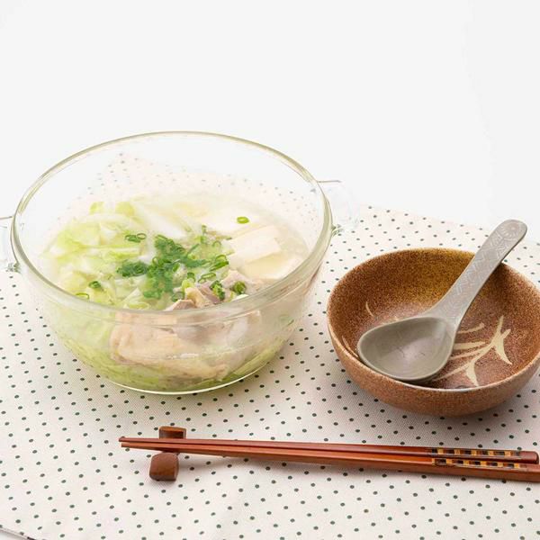 電子レンジに使える耐熱ガラス調理鍋 両手鍋 画像13