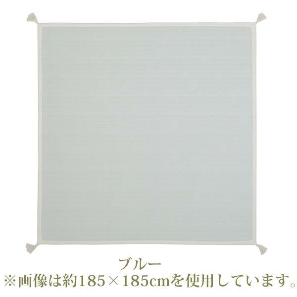 ふんわりカラーのインド綿ラグ（１３０×１８５） ラグ(長方形) 画像5