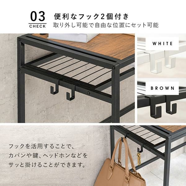 棚付きデスク＆チェア2点セット デスク 画像14
