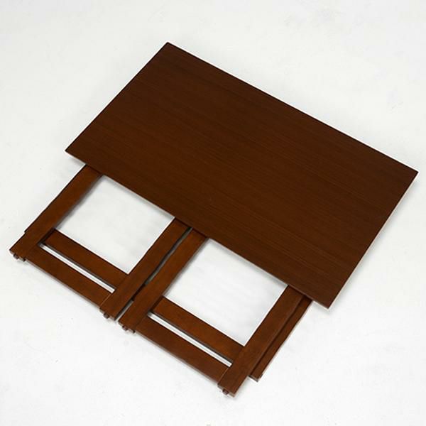ナチュラル折りたたみテーブル（高さ71cm） 折りたたみテーブル 画像16