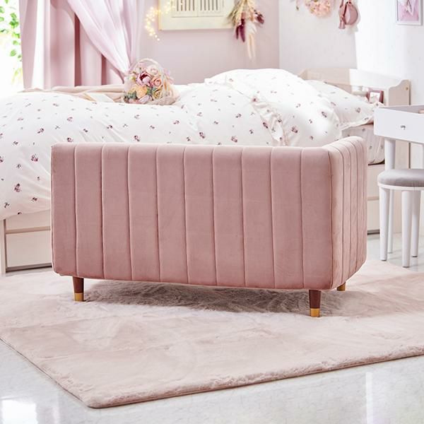 くすみダスティカラーの片肘コンパクトソファー 2人掛けソファ― 画像2