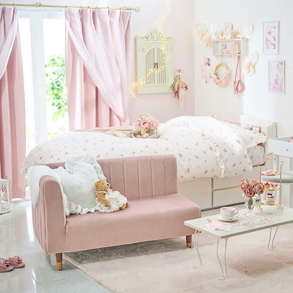 くすみダスティカラーの片肘コンパクトソファー 2人掛けソファ― 画像4