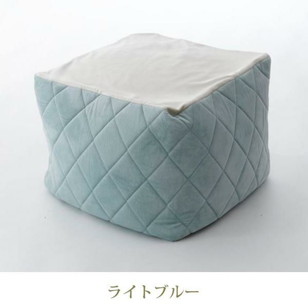くすみパステルカラーのビーズクッション／M クッション・座布団本体 画像7