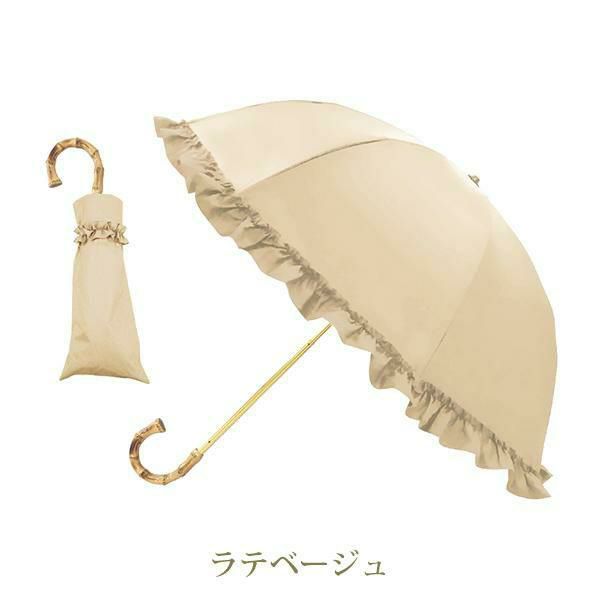 たっぷりフリル2段折りたたみ傘 その他ファッション小物 画像5
