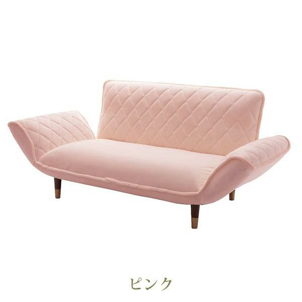 くすみパステルカラーのカウチソファー　2人掛け／ダイヤ 2人掛けソファ― 画像5