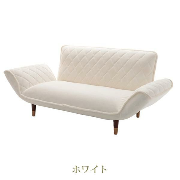 くすみパステルカラーのカウチソファー　2人掛け／ダイヤ 2人掛けソファ― 画像6