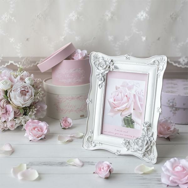 クラシカルローズフォトフレーム｜かわいいお姫様インテリア家具・雑貨