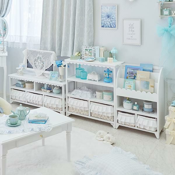 直送】【お届けグループD】絵本ラック/fleurette(フルレット