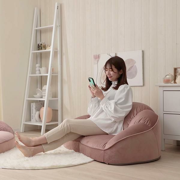ロマンティックプリンセス　くすみダスティカラーのシェルソファ1.5人掛け 直送】くすみダスティカラーのシェルソファ／1.5人掛け