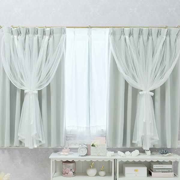 ★本日限定☆最終価格★未使用に近い♡ロマプリ♡フリルレースカーテン かわいいカーテンで憧れのプリンセスルームに♪【2023年版