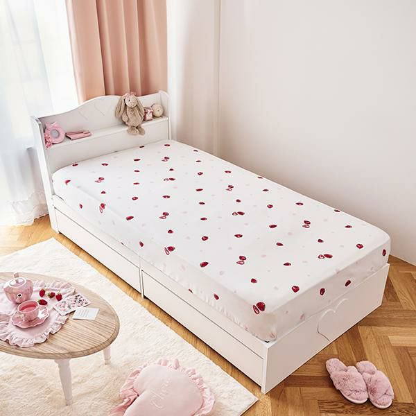 美品♡可愛い♡ハートマットレス付きロフトベッド