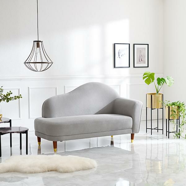 ロマプリ カウチソファ/Nuage（ニアージュ）　姫系 楽天市場】【P5倍！19日20時-26日1:59】【直送】【お届けグループD