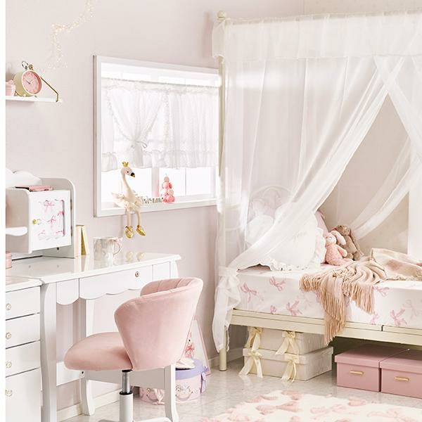 チュールリボンのダブルカフェカーテン【ラッピング対応可能