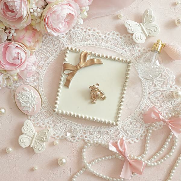 リボントレー ミニリボントレー(スクエア)【ラッピング対応可能】｜かわいいお姫様