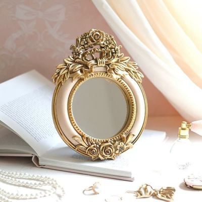 直送】アンティーク風大判ミラー/Noble(ノーブル)シリーズ｜かわいい