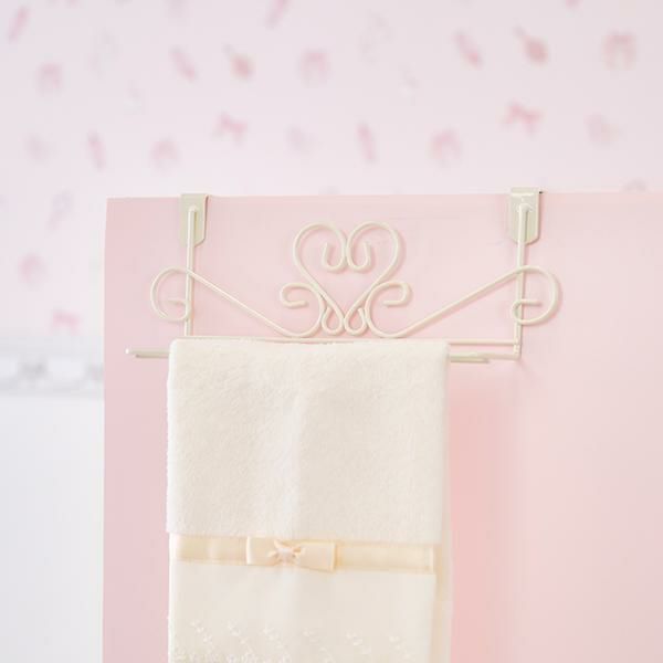 【ロマプリ】ハートティアラドアハンガー　2つセット タオル&ドアハンガー2点セット/ハートティアラ｜かわいいお姫様