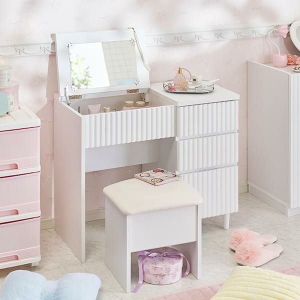 コスメワゴン・メイクボックス｜かわいいお姫様系インテリア家具・雑貨