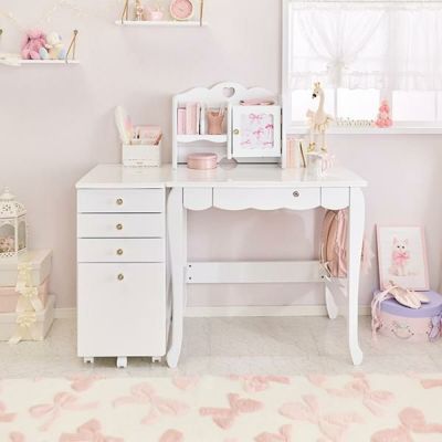 ポム♡様用 ロココ調　猫足　アンティーク風　姫系　プリンセス　学習机 デスク 机 アンティーク 猫脚 英国 姫系 ロココ調 エレガント