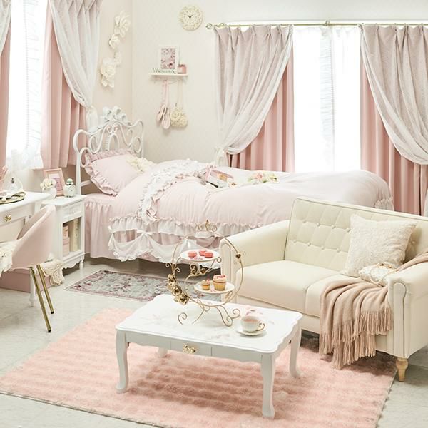 リボンティアードフリル布団カバー3点セット(シングル・ピンク