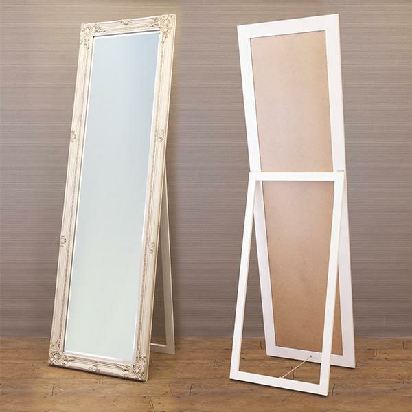 Newチャーチルウッド フルレングスミラー/全身鏡 アンティーク スタンドミラー 直送】スタンドミラー(チャーチルウッド)｜かわいいお姫様インテリア