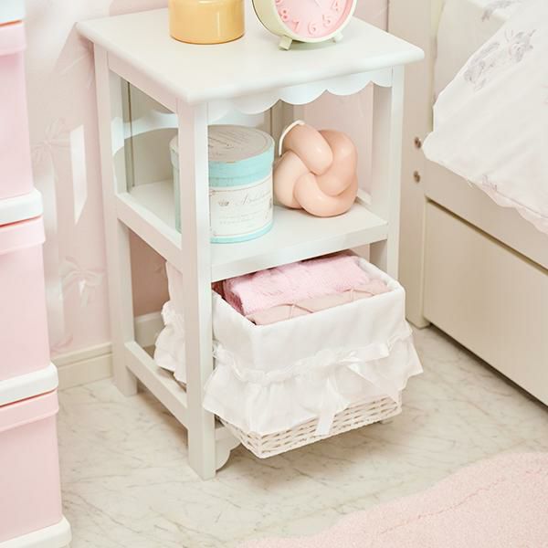 大型】サイドチェスト＆ライトセット｜かわいいお姫様インテリア家具